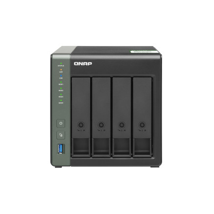 QNAP TS-431KX-2G serveur de stockage NAS Tower Annapurna Labs Alpine AL-214 2 Go DDR3 0 To QNAP Turbo System Noir