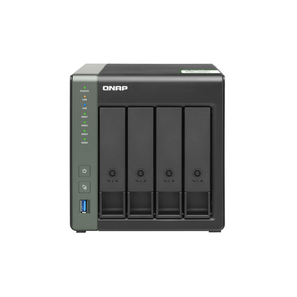 QNAP TS-431KX-2G serveur de stockage NAS Tower Annapurna Labs Alpine AL-214 2 Go DDR3 0 To QNAP Turbo System Noir