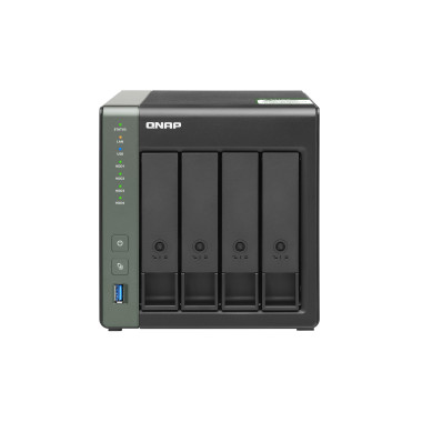 QNAP TS-431KX-2G serveur de stockage NAS Tower Annapurna Labs Alpine AL-214 2 Go DDR3 0 To QNAP Turbo System Noir