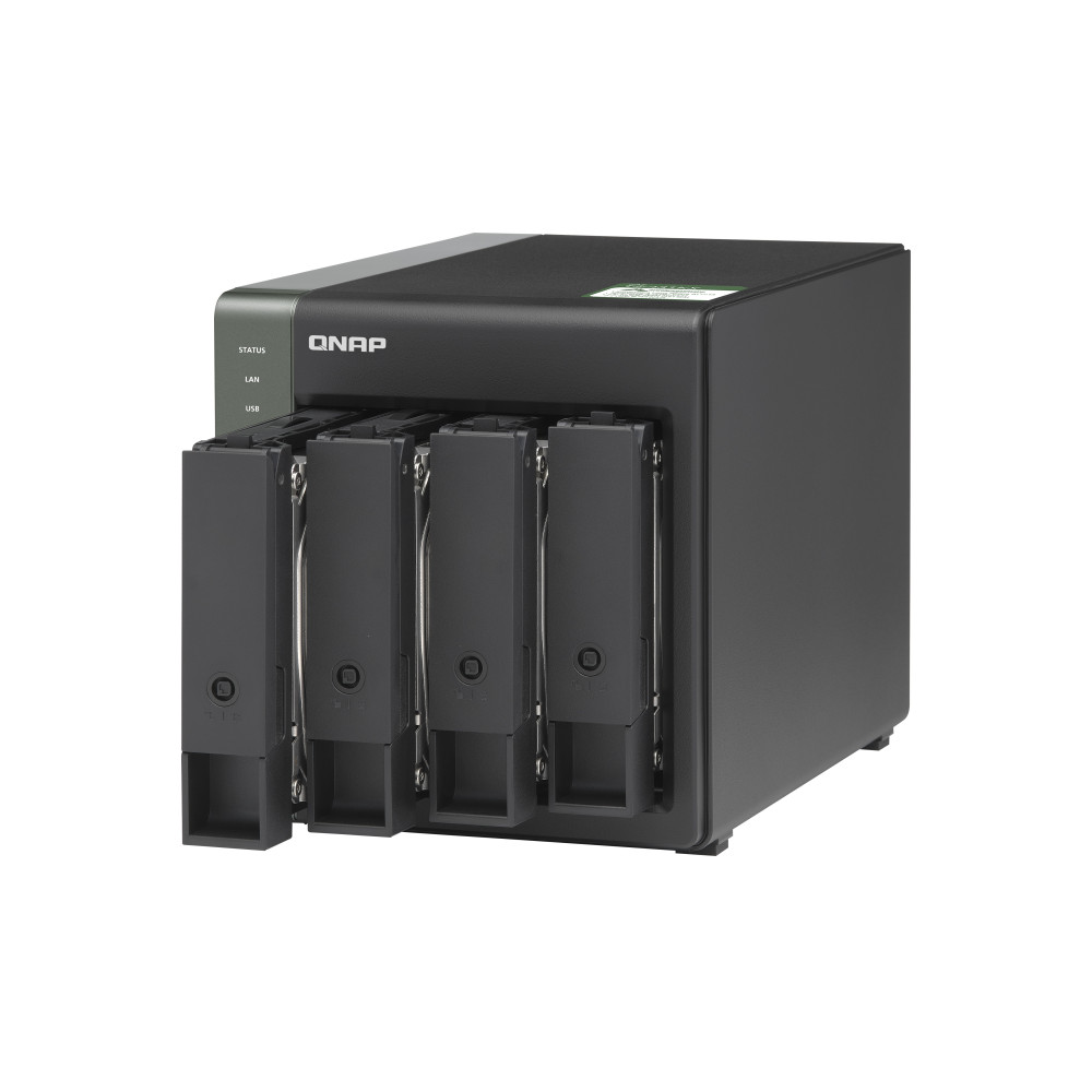 QNAP TS-431KX-2G serveur de stockage NAS Tower Annapurna Labs Alpine AL-214 2 Go DDR3 0 To QNAP Turbo System Noir
