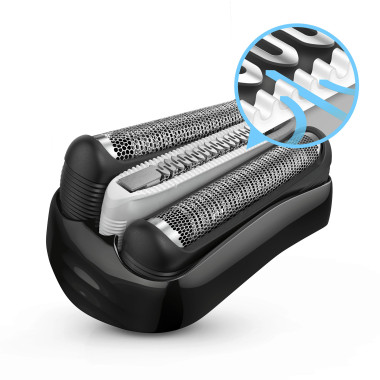 Braun Series 3 ProSkin 3045s Rasoir à grille Tondeuse Noir, Bleu