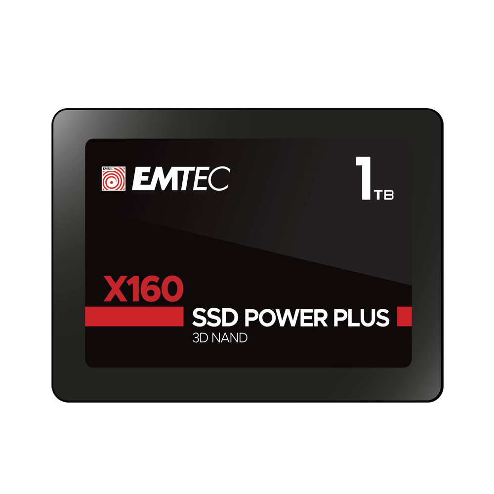 Emtec X160 1,02 To 2.5" Série ATA III QLC 3D NAND Emtec X160 1,02 To 2.5" Série ATA III QLC 3D NAND