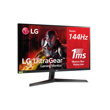 LG 27GN800P-B écran plat de PC 68,6 cm (27") 2560 x 1440 pixels Quad HD LED Noir, Rouge
