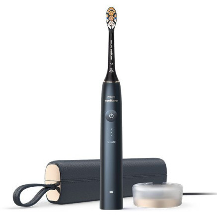 Philips DiamondClean Prestige 9900 DiamondClean Prestige HX9992 12 Brosse à dents électrique avec SenseIQ - Bleu nuit