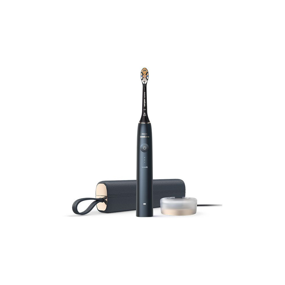 Philips DiamondClean Prestige 9900 DiamondClean Prestige HX9992 12 Brosse à dents électrique avec SenseIQ - Bleu nuit Philips DiamondClean Prestige 9900 DiamondClean Prestige HX9992 12 Brosse à dents électrique avec SenseIQ - Bleu nuit