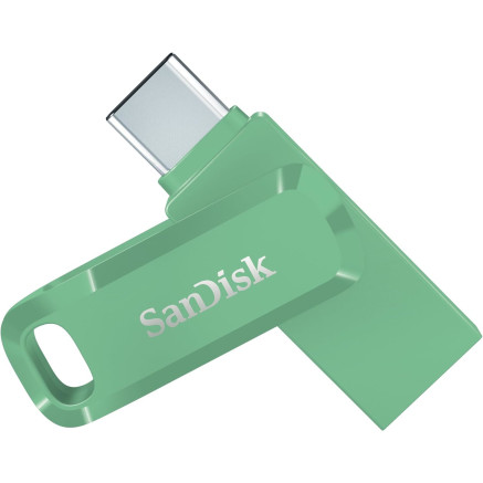 SanDisk Ultra Dual Drive Go USB 64GB lecteur USB flash 64 Go USB Type-A   USB Type-C 3.2 Gen 1 (3.1 Gen 1) Vert