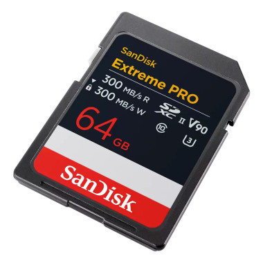 SanDisk Extreme PRO 64 Go SDXC UHS-II Classe 10