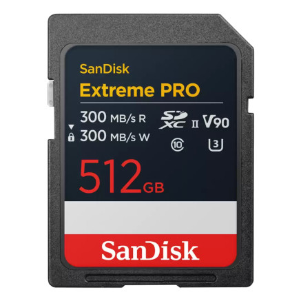 SanDisk Extreme PRO 512 Go SDXC UHS-II Classe 10