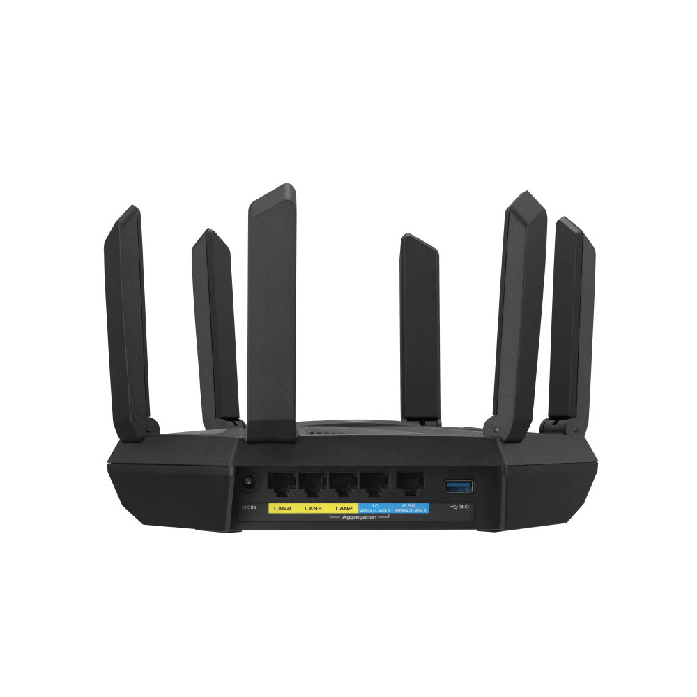 ASUS RT-AXE7800 routeur sans fil Tri-bande (2,4 GHz   5 GHz   6 GHz) Noir