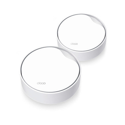 TP-Link DECO X50-POE(2-PACK) système Wi-Fi maillé Bi-bande (2,4 GHz   5 GHz) Wi-Fi 6 (802.11ax) Blanc 3 Interne