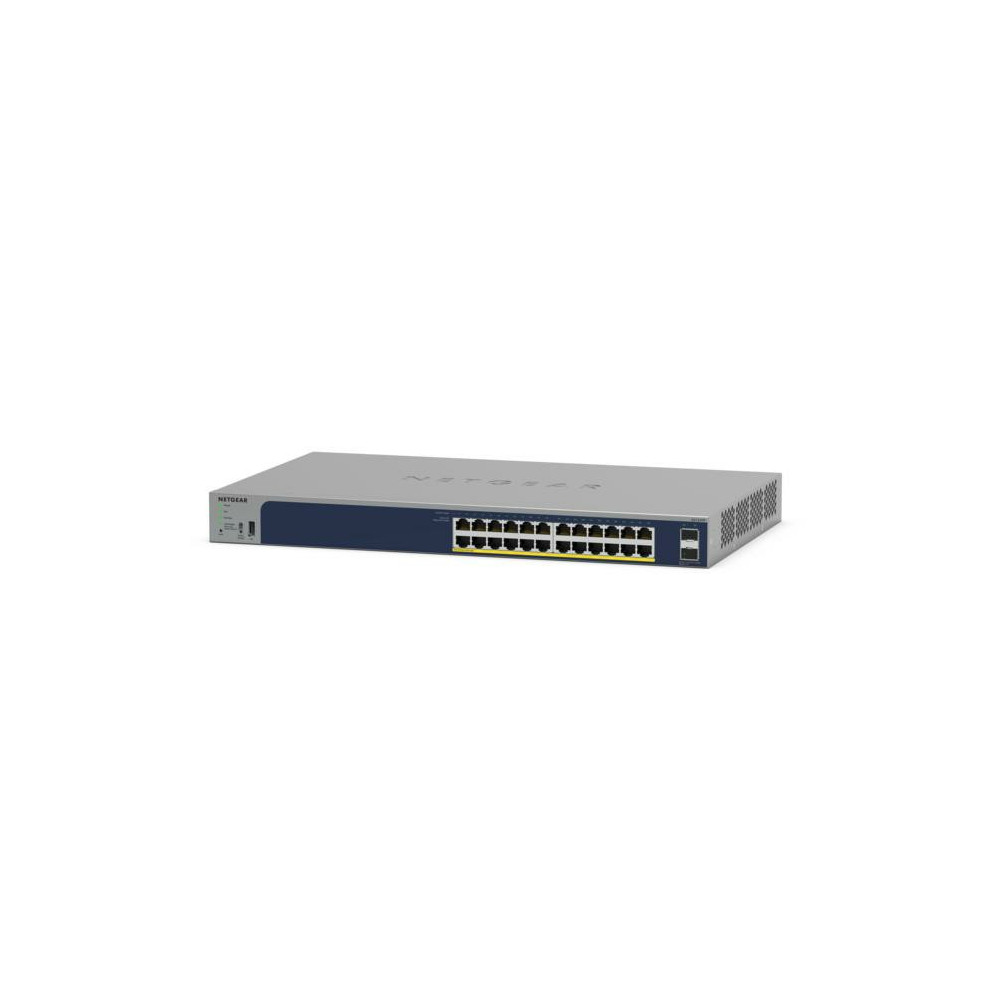 NETGEAR GS724TPv3 Géré L2 Gigabit Ethernet (10 100 1000) Connexion Ethernet, supportant l'alimentation via ce port (PoE) Gris NETGEAR GS724TPv3 Géré L2 Gigabit Ethernet (10 100 1000) Connexion Ethernet, supportant l'alimentation via ce port (PoE) Gris