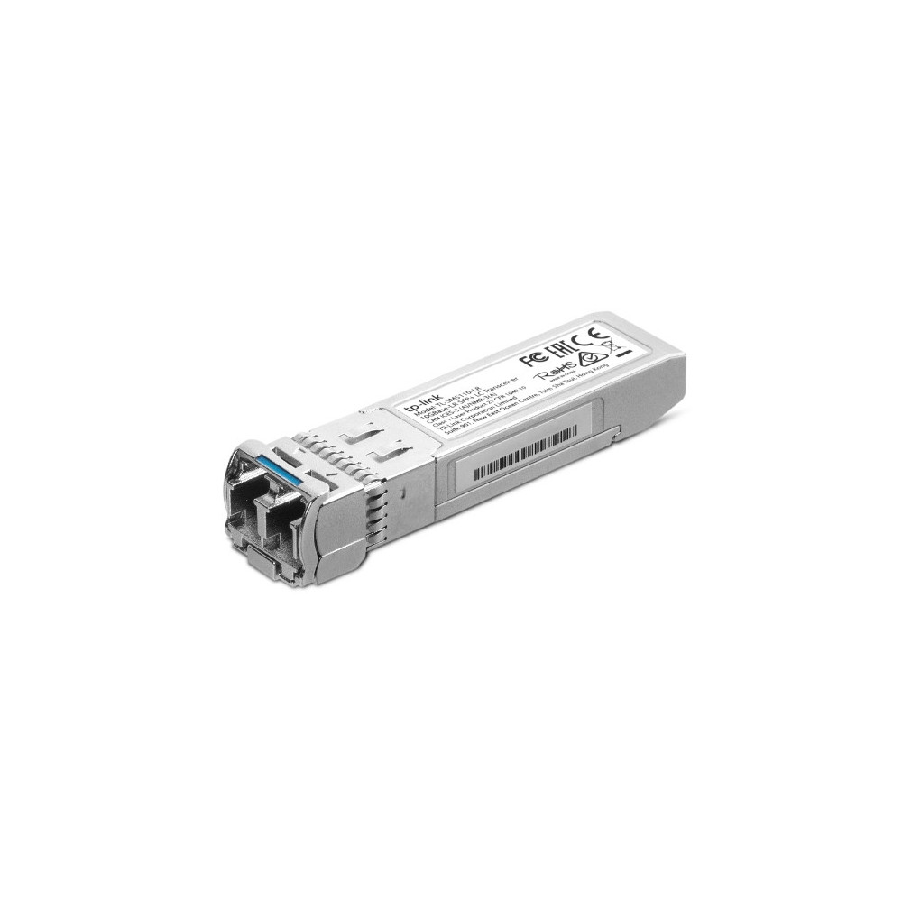 TP-Link SM5110-LR module émetteur-récepteur de réseau Fibre optique 10000 Mbit s SFP+ 1310 nm TP-Link SM5110-LR module émetteur-récepteur de réseau Fibre optique 10000 Mbit s SFP+ 1310 nm