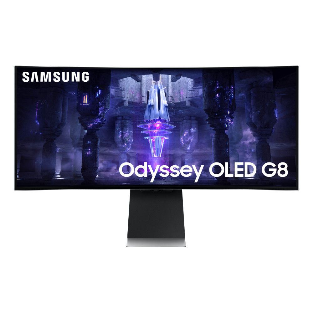 Samsung G85SB écran plat de PC 86,4 cm (34") 3440 x 1440 pixels UltraWide Quad HD OLED Argent Samsung G85SB écran plat de PC 86,4 cm (34") 3440 x 1440 pixels UltraWide Quad HD OLED Argent