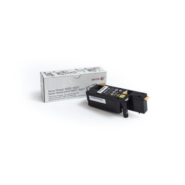 Xerox Cartouche de toner Jaune de Capacité standard Phaser® 6020​ ​6022, WorkCentre® 6025​ ​6027 (1000 pages) - 106R02758
