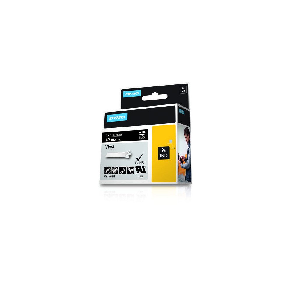DYMO Étiquettes en vinyle IND