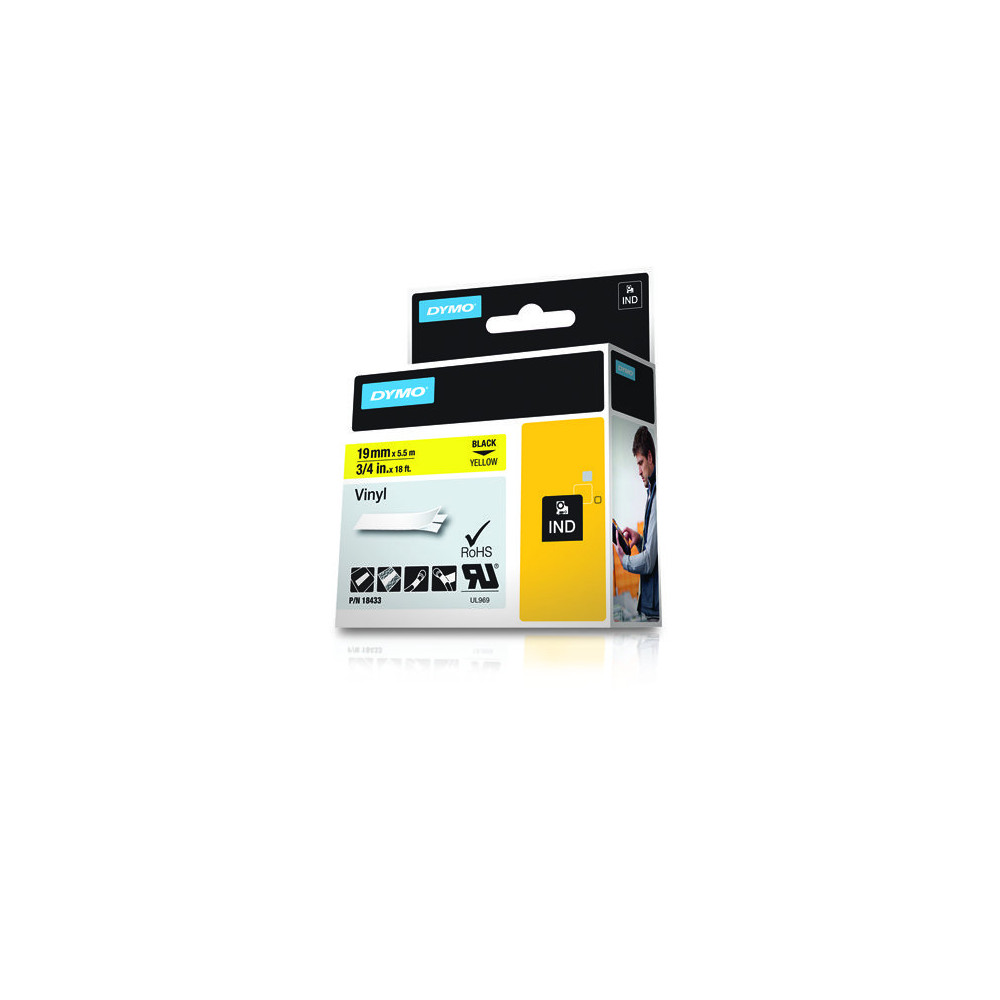 DYMO Étiquettes en vinyle IND