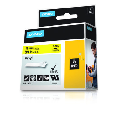DYMO Étiquettes en vinyle IND