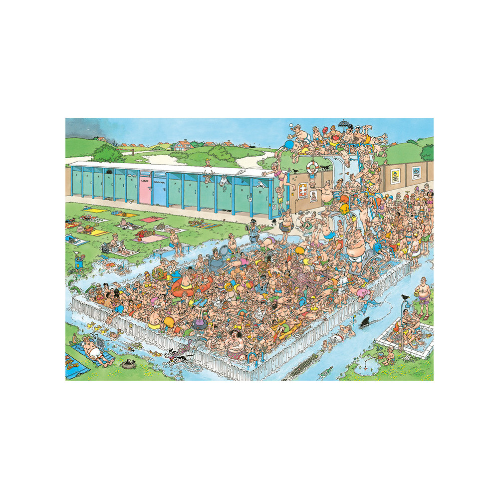 Jan van Haasteren 1000 JVH - Swimming pool Chaos (title not final)