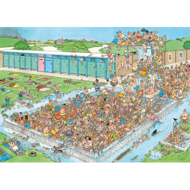 Jan van Haasteren 1000 JVH - Swimming pool Chaos (title not final)