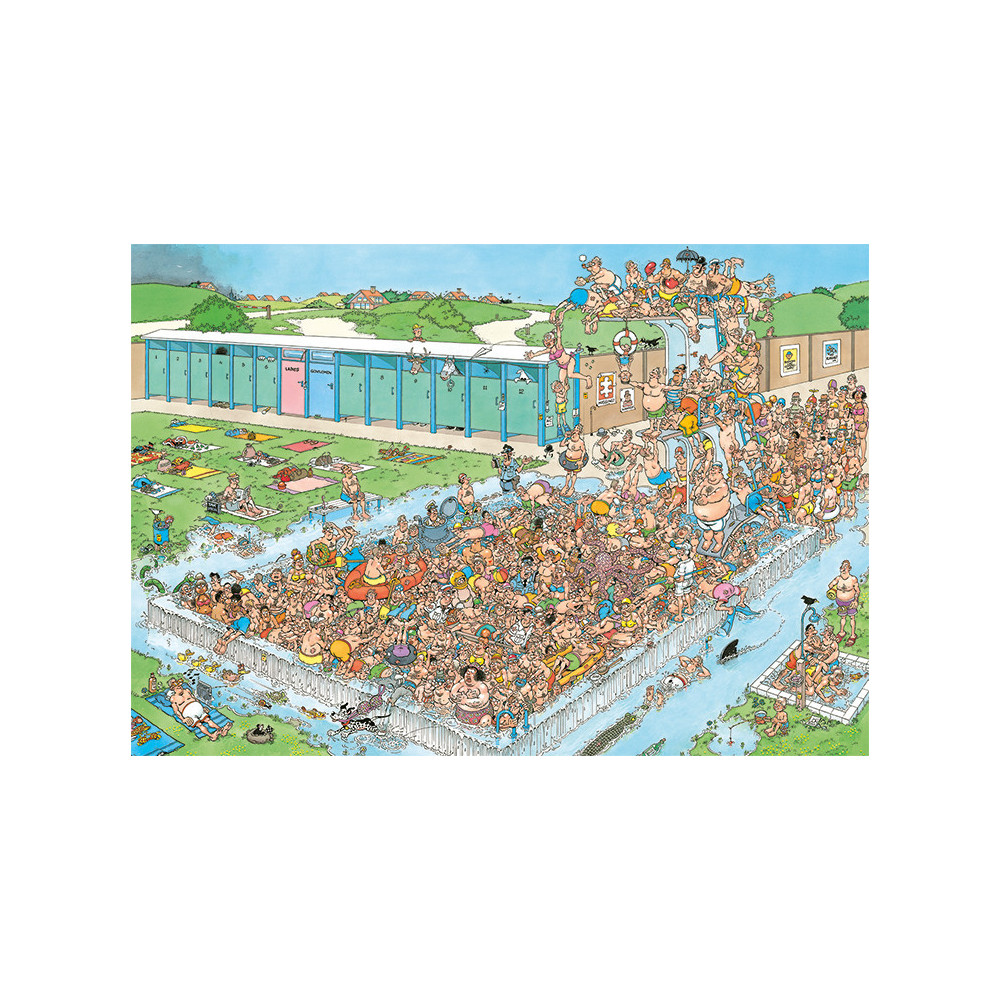 Jan van Haasteren 2000 JVH - Swimming Pool Chaos (title not final)