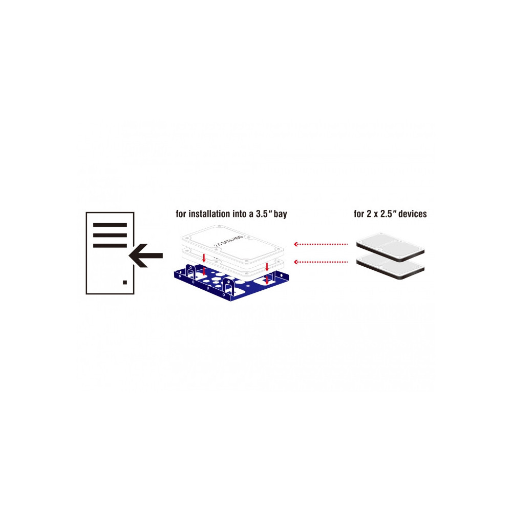 DeLOCK 21335 Compartiment pour ordinateur