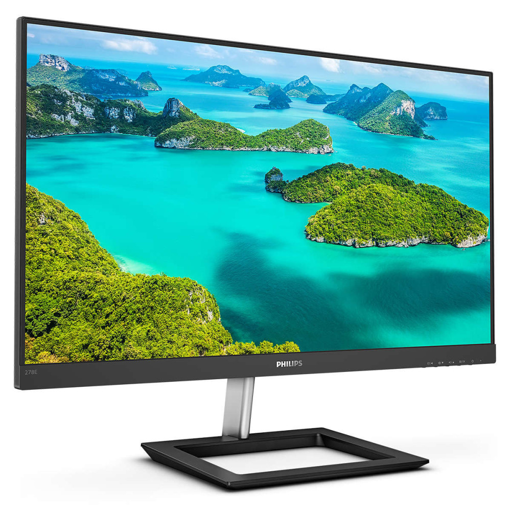 Philips E Line 278E1A 00 écran plat de PC 68,6 cm (27") 3840 x 2160 pixels 4K Ultra HD LCD Noir