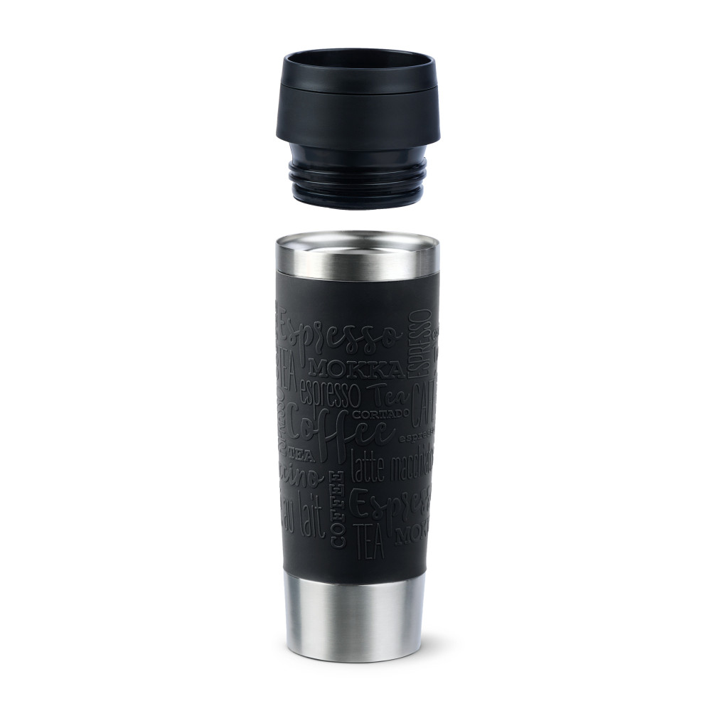 EMSA Travel Mug Classic N2022000 thermos 500 ml Noir, Acier inoxydable Acier inoxydable