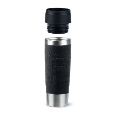 EMSA Travel Mug Classic N2022000 thermos 500 ml Noir, Acier inoxydable Acier inoxydable