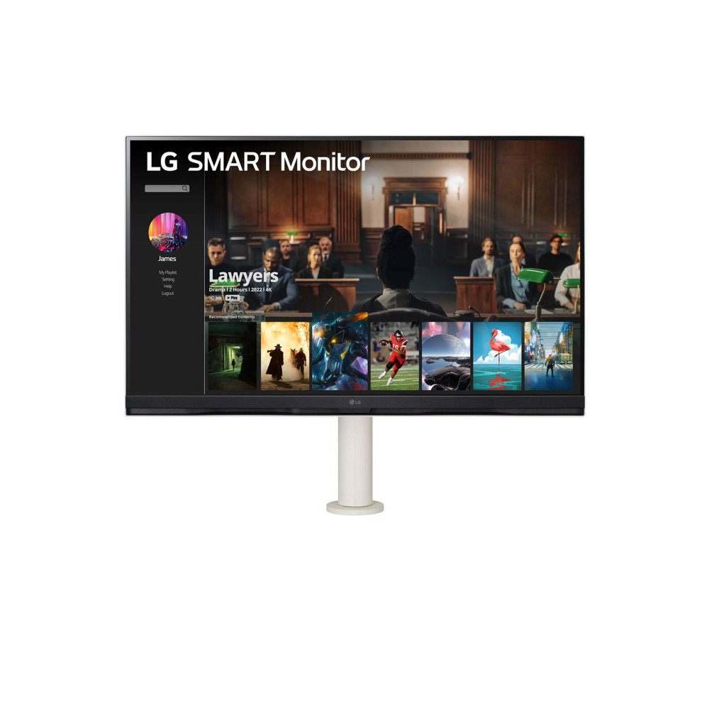 LG 32SQ780S-W écran plat de PC 81,3 cm (32") 3840 x 2160 pixels 4K Ultra HD Blanc