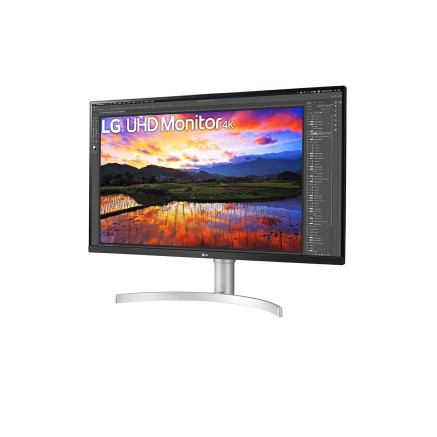 LG 32UN650P-W écran plat de PC 80 cm (31.5") 3840 x 2160 pixels 4K Ultra HD LED Argent