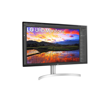LG 32UN650P-W écran plat de PC 80 cm (31.5") 3840 x 2160 pixels 4K Ultra HD LED Argent
