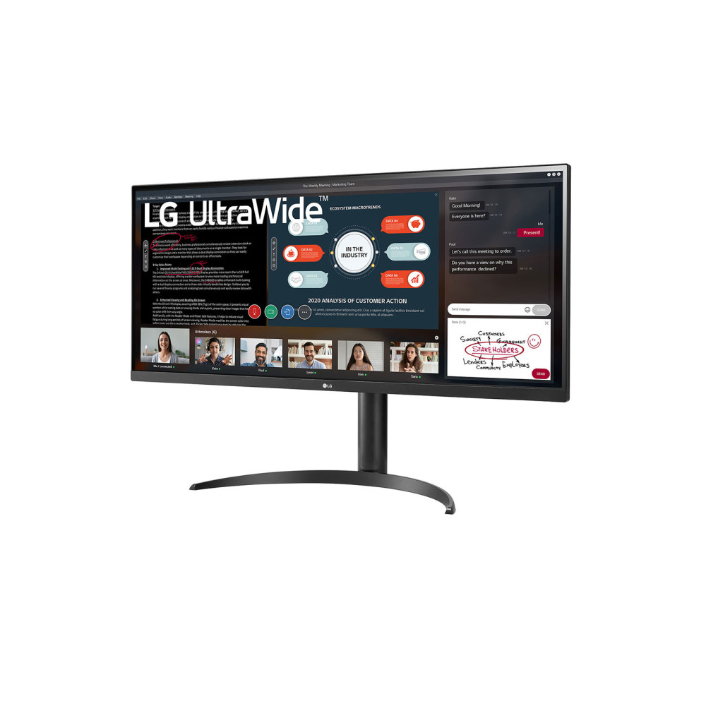 LG 34WP550-B écran plat de PC 86,4 cm (34") 2560 x 1080 pixels Full HD Ultra large LED Noir
