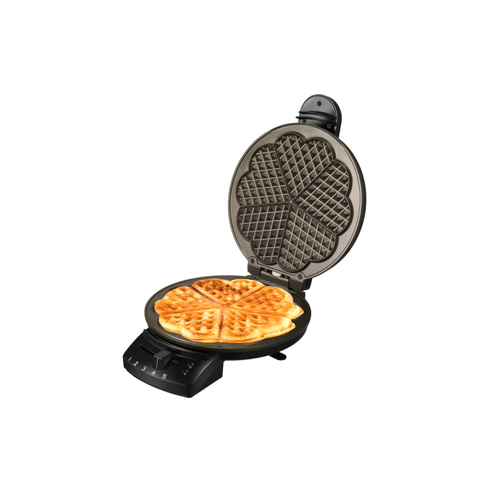Unold 48235 moule à gauffres 1 gauffre(s) 1200 W Noir, Acier inoxydable
