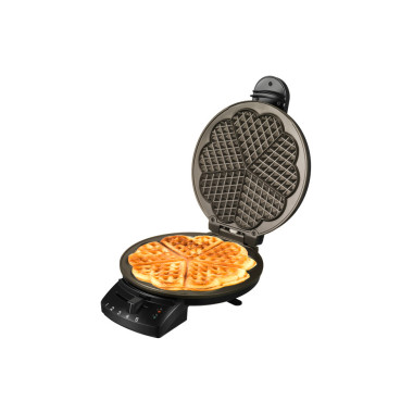 Unold 48235 moule à gauffres 1 gauffre(s) 1200 W Noir, Acier inoxydable