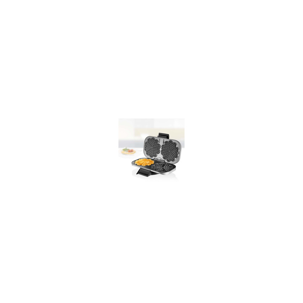 Unold 48241 moule à gauffres 2 gauffre(s) 1300 W Noir, Argent