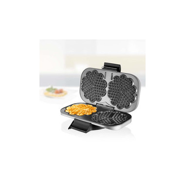 Unold 48241 moule à gauffres 2 gauffre(s) 1300 W Noir, Argent