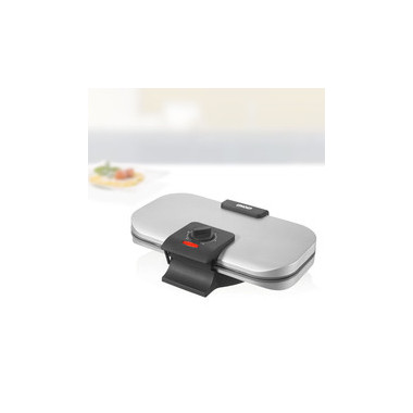 Unold 48241 moule à gauffres 2 gauffre(s) 1300 W Noir, Argent