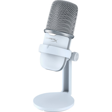 HyperX SoloCast - USB Microphone (White) Blanc Microphone de console de jeu