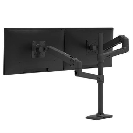 Ergotron LX Series LX Dual Stacking Arm, Tall Pole, Matte Black 101,6 cm (40") Bureau Noir