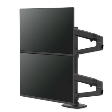 Ergotron LX Series LX Dual Stacking Arm, Tall Pole, Matte Black 101,6 cm (40") Bureau Noir