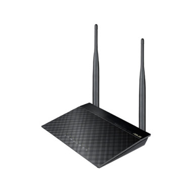 ASUS RT-N12E C1 N300 routeur sans fil Fast Ethernet Monobande (2,4 GHz) Noir, Métallique