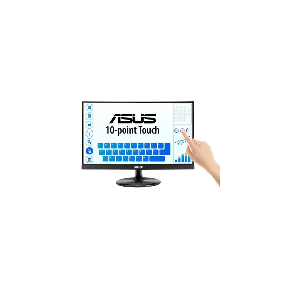 ASUS VT229H écran plat de PC 54,6 cm (21.5") 1920 x 1080 pixels Full HD LED Écran tactile Noir