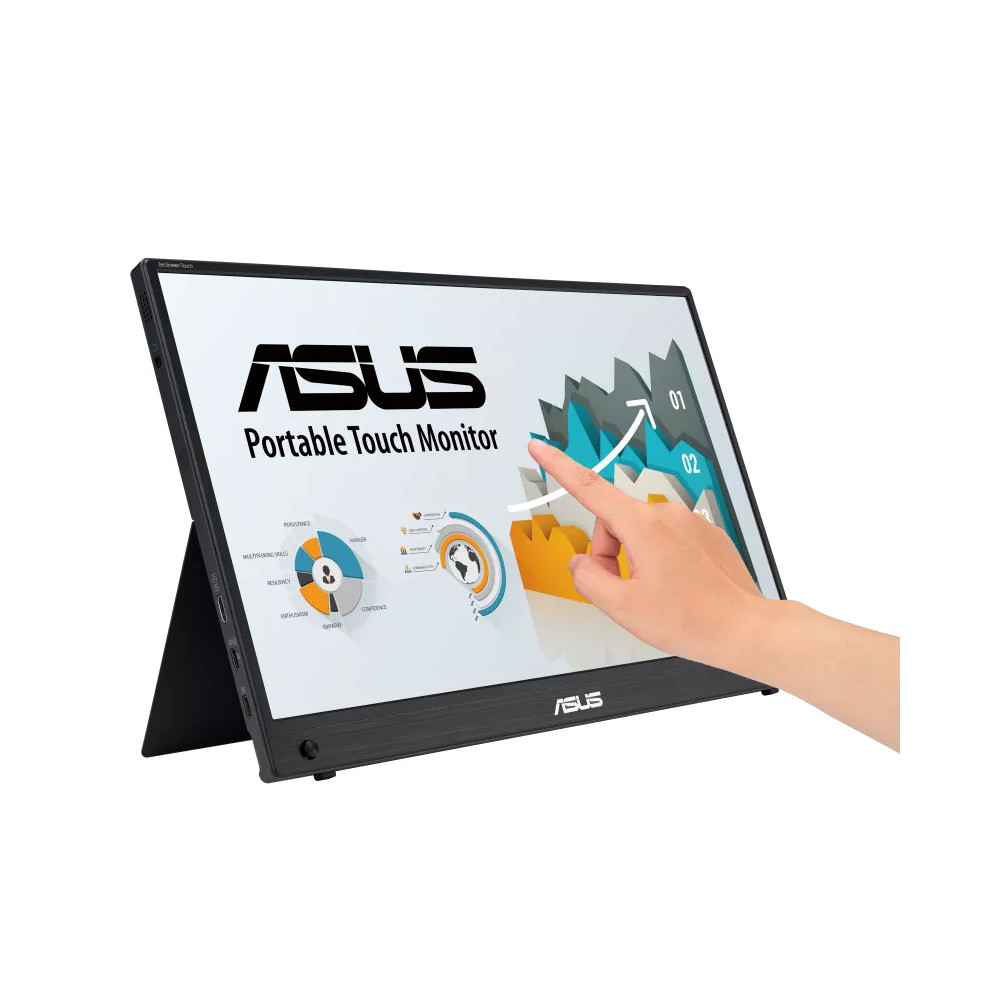 ASUS ZenScreen MB16AMTR écran plat de PC 39,6 cm (15.6") 1920 x 1080 pixels Full HD LCD Écran tactile Noir ASUS ZenScreen MB16AMTR écran plat de PC 39,6 cm (15.6") 1920 x 1080 pixels Full HD LCD Écran tactile Noir