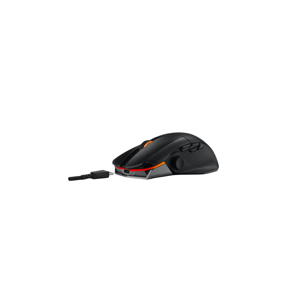 ASUS ROG Chakram X Origin souris Jouer Droitier RF Wireless + Bluetooth + USB Type-A Opto-mécanique 36000 DPI