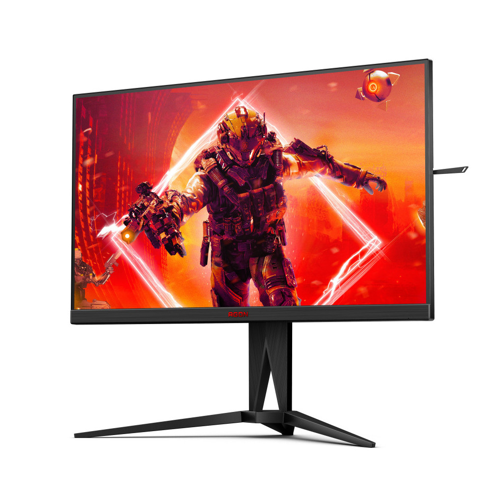 AOC AGON AG275QXN écran plat de PC 68,6 cm (27") 2560 x 1440 pixels Quad HD Noir, Rouge