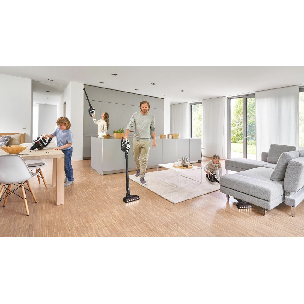 Bosch Serie 8 BBS8214 aspirateur balai et balai électrique Aspirateur-balai 2 en 1 Batterie Sec Sans sac Blanc 4 Ah