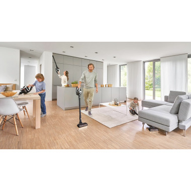 Bosch Serie 8 BBS8214 aspirateur balai et balai électrique Aspirateur-balai 2 en 1 Batterie Sec Sans sac Blanc 4 Ah