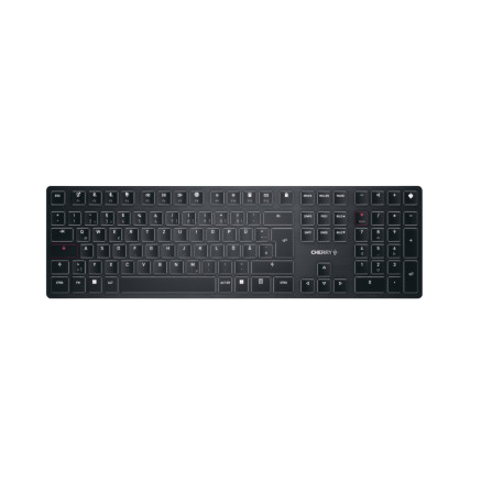 CHERRY KW X ULP clavier Universel USB + RF Wireless + Bluetooth QWERTZ Allemand Noir