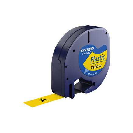 DYMO S0721620 ruban d'étiquette Noir sur jaune