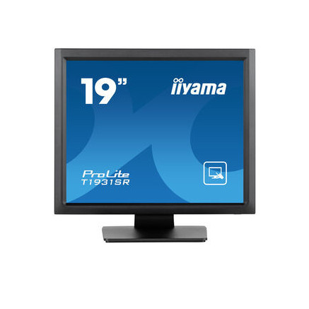 iiyama ProLite T1931SR-B1S écran plat de PC 48,3 cm (19") 1280 x 1024 pixels SXGA LCD Écran tactile Noir